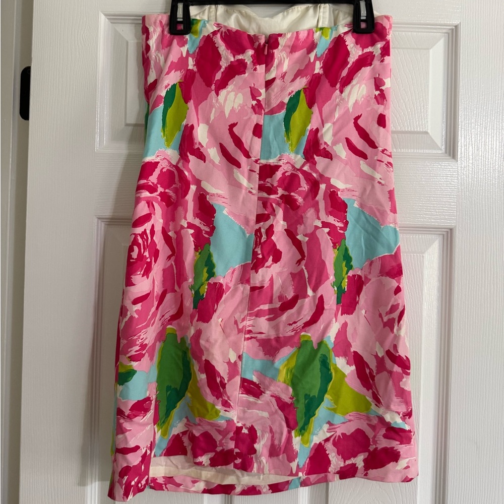 Lilly Pulitzer Keetan First Impressions Strapless Floral dress - Picture 6 of 11